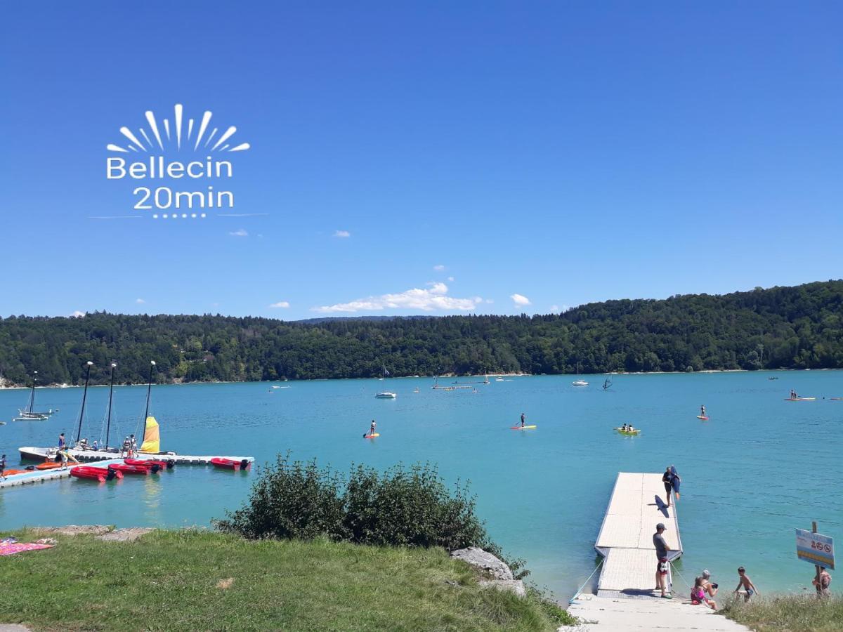 Entre Lacs Et Montagnes , Maison Individuelle,Lits Prepares, Parking Et Menage Inclus Baresia-sur-l'Ain Exterior foto